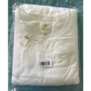 Offline by Aerie White Pullover Sweater XXL NWT